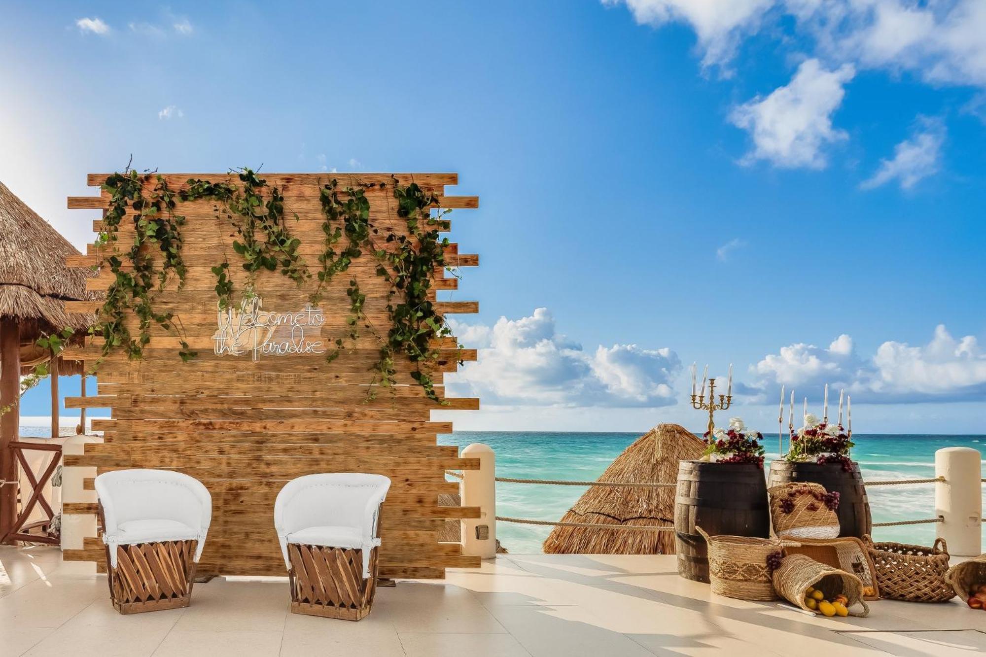 Fiesta Americana Condesa Cancún Exterior foto View from the rooftop